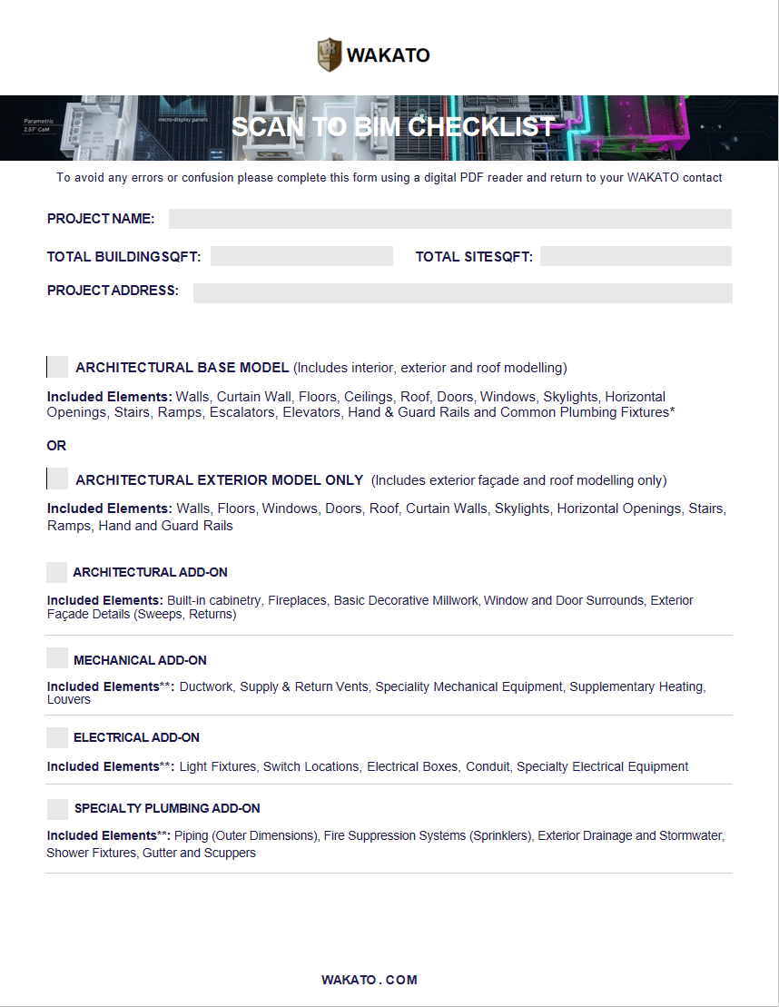 BIM Checklist
