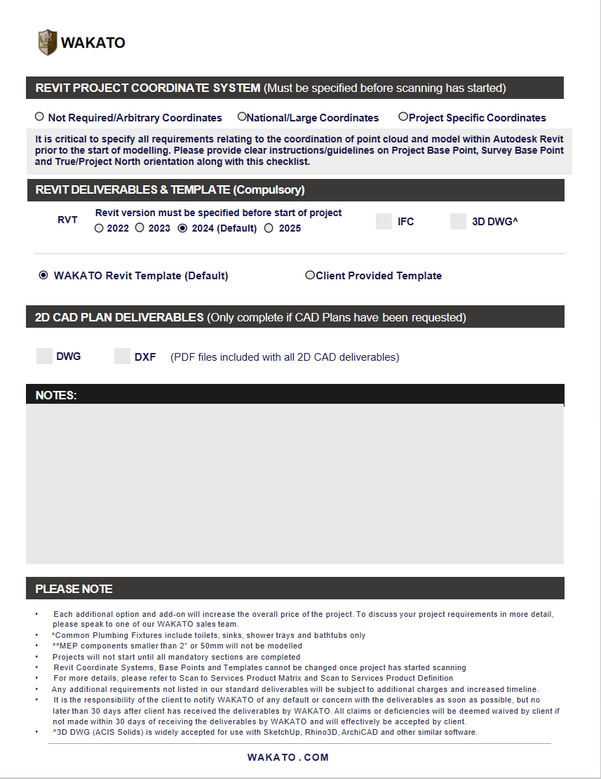 BIM Checklist